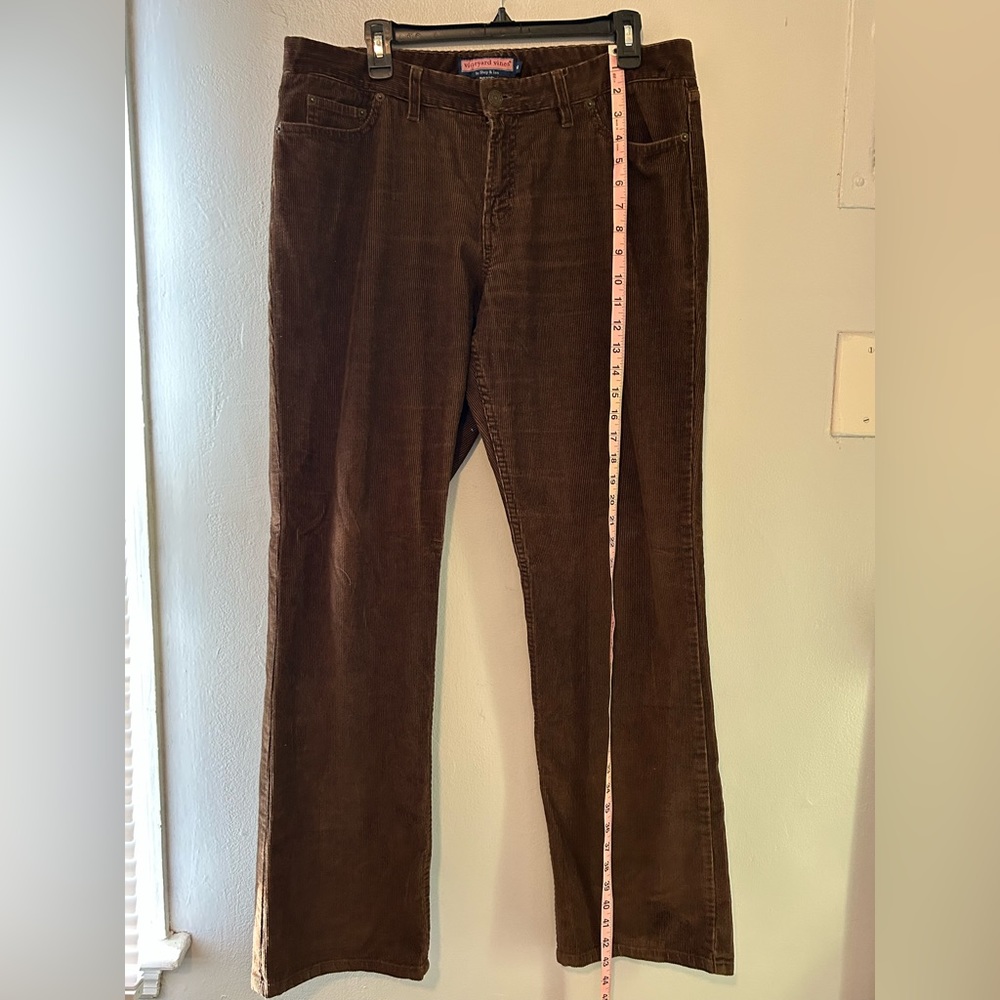 Vineyard Vines by Shep & Ian Women's Brown Corduroy Pants Size 14